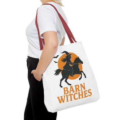 Witchy Tote Bag for Barn Witches - Halloween, Gift for Witches, Eco-Friendly, Shopping Tote, Novelty Bag