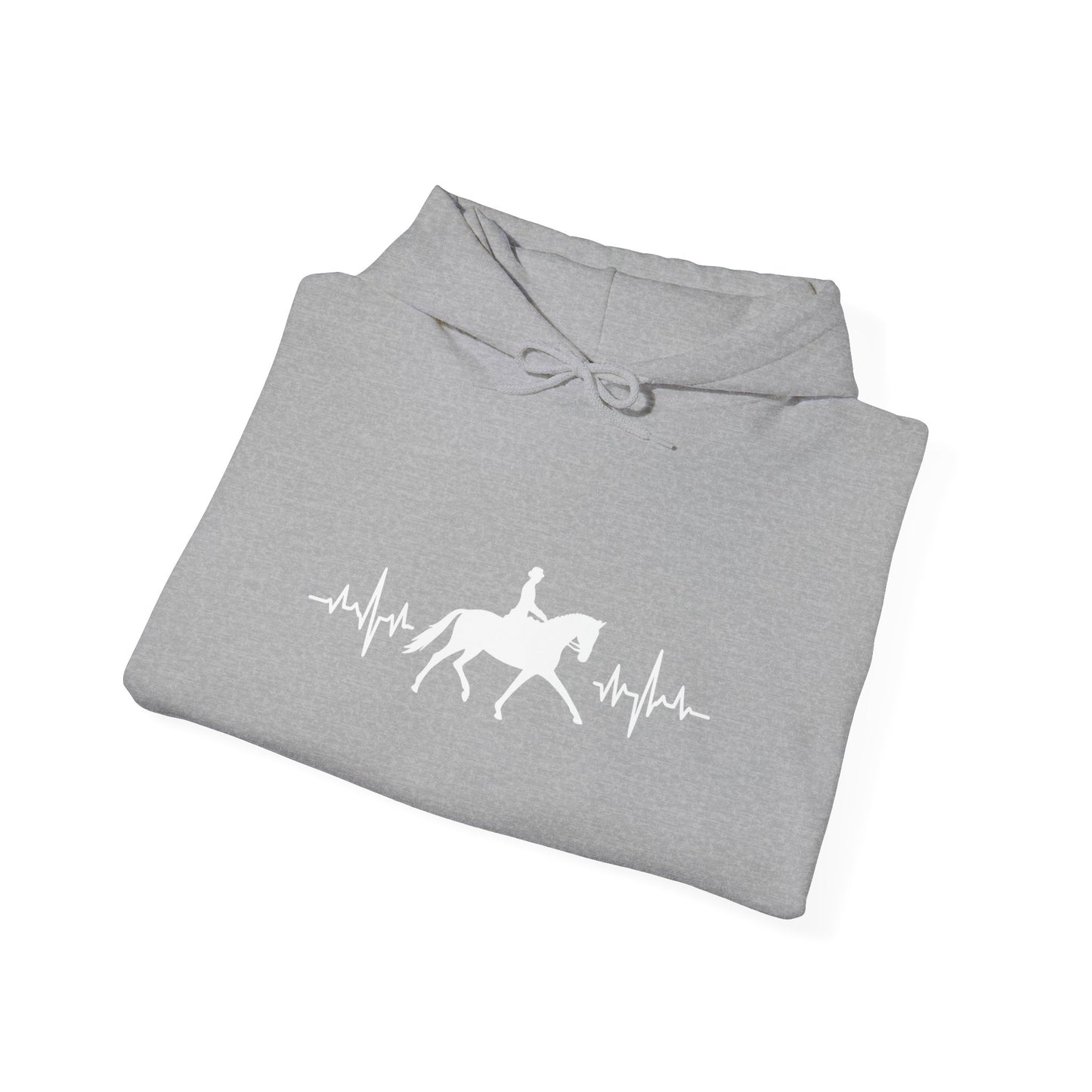 Equestrian Heartbeat Hoodie - Perfect Gift for Horse Lovers, Stylish Horseback Riding Apparel, Cozy Unisex Sweatshirt, Unique [...]
