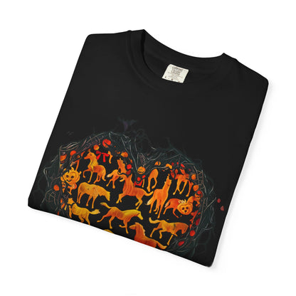 Halloween Horse Heart T-Shirt – Autumn Equestrian Style