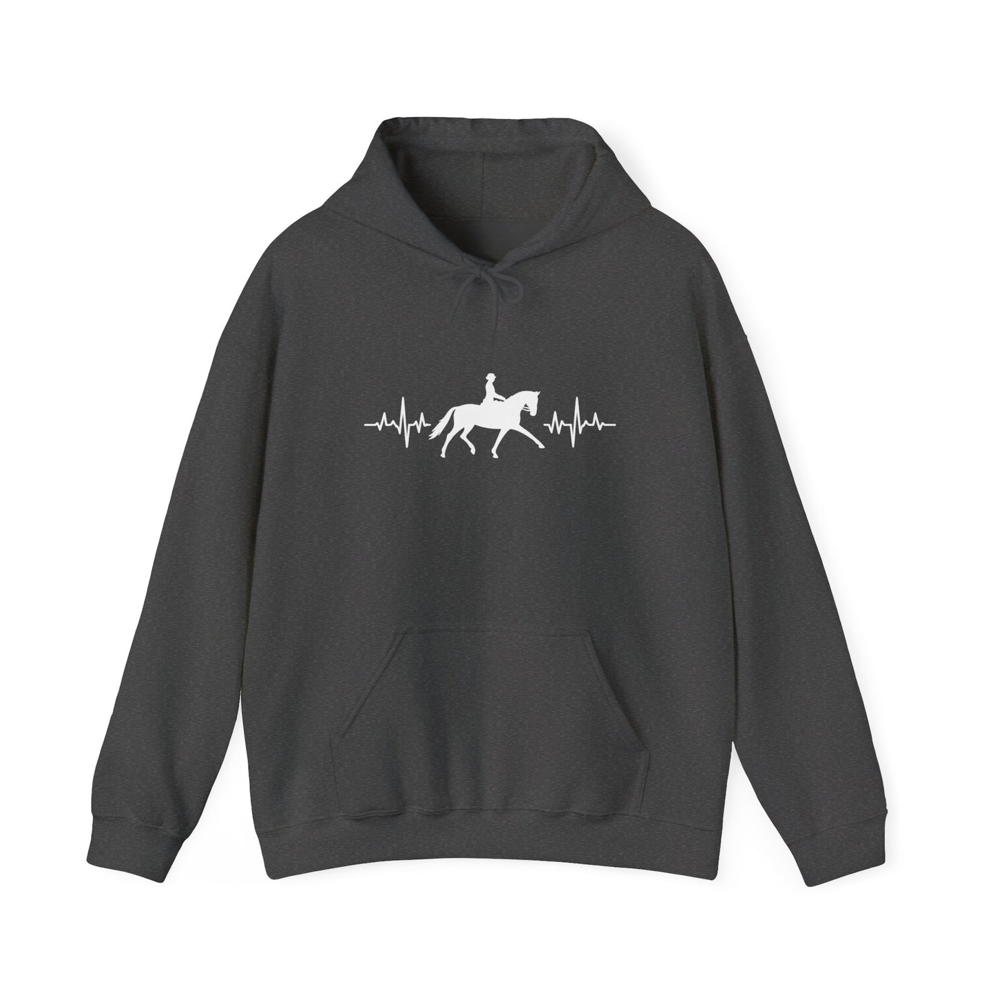 Equestrian Heartbeat Hoodie - Perfect Gift for Horse Lovers, Stylish Horseback Riding Apparel, Cozy Unisex Sweatshirt, Unique [...]