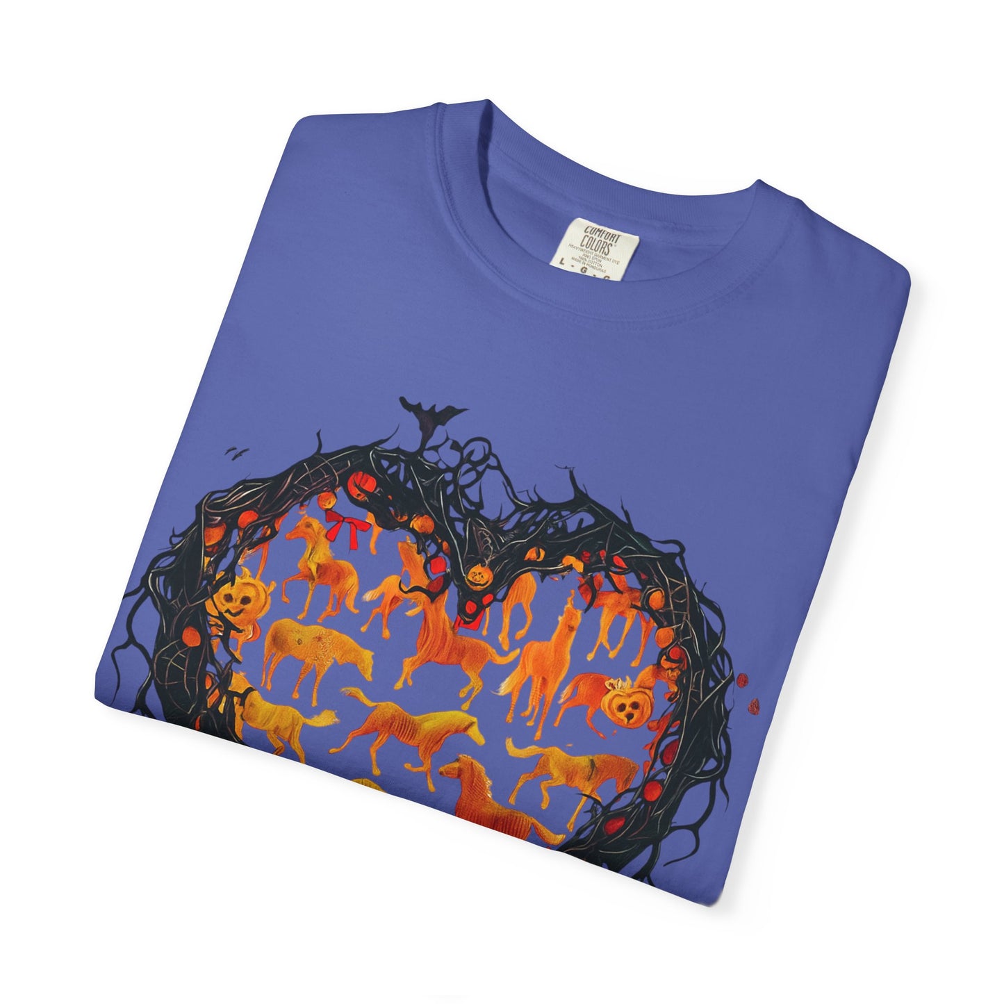Halloween Horse Heart T-Shirt – Autumn Equestrian Style