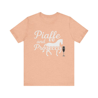 Piaffe and Prosecco T-Shirt, Equine Wine Lover Tee, Horse Riding Gift, Equestrian Fashion, Funny Horse Shirt, Casual Everyday Wear