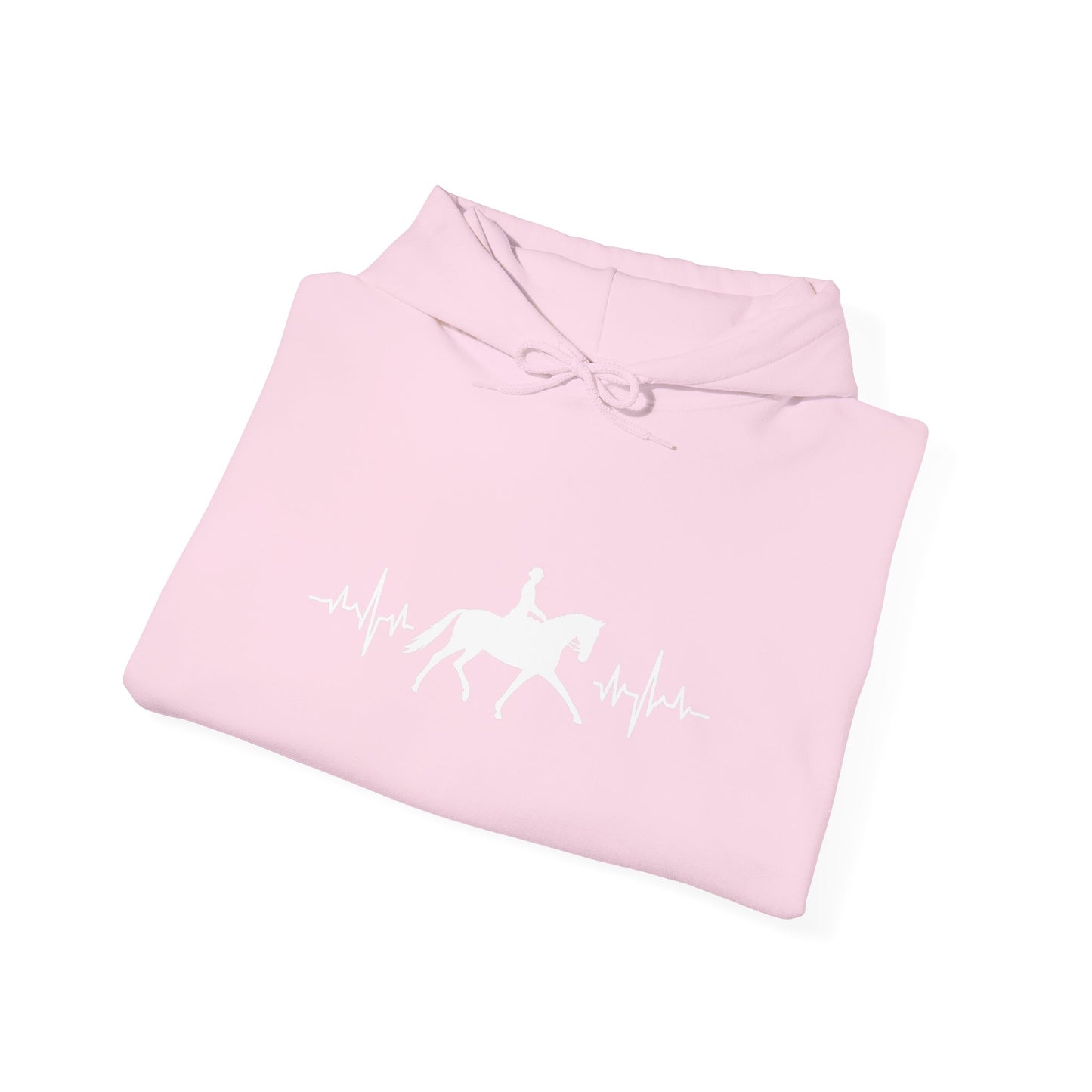 Equestrian Heartbeat Hoodie - Perfect Gift for Horse Lovers, Stylish Horseback Riding Apparel, Cozy Unisex Sweatshirt, Unique [...]