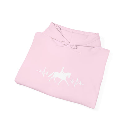 Equestrian Heartbeat Hoodie - Perfect Gift for Horse Lovers, Stylish Horseback Riding Apparel, Cozy Unisex Sweatshirt, Unique [...]