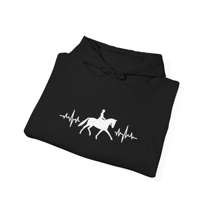 Equestrian Heartbeat Hoodie - Perfect Gift for Horse Lovers, Stylish Horseback Riding Apparel, Cozy Unisex Sweatshirt, Unique [...]