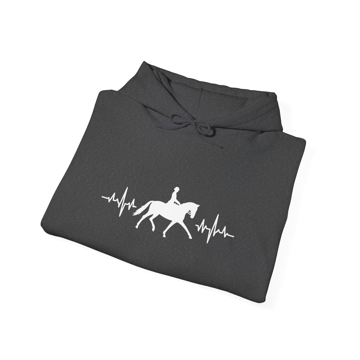 Equestrian Heartbeat Hoodie - Perfect Gift for Horse Lovers, Stylish Horseback Riding Apparel, Cozy Unisex Sweatshirt, Unique [...]