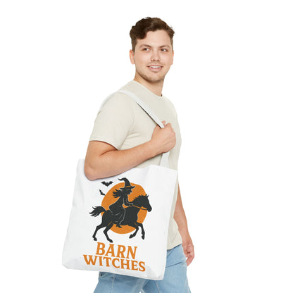 Witchy Tote Bag for Barn Witches - Halloween, Gift for Witches, Eco-Friendly, Shopping Tote, Novelty Bag