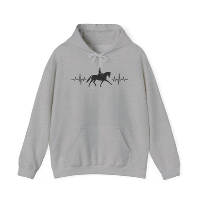 Dressage Horse Heartbeat Sweatshirt