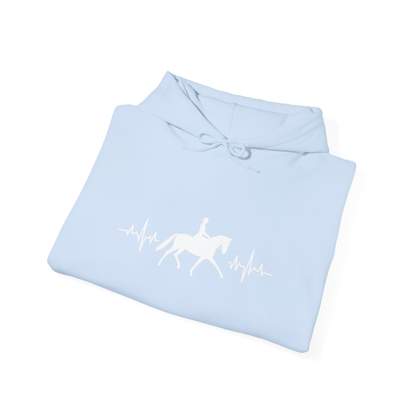 Equestrian Heartbeat Hoodie - Perfect Gift for Horse Lovers, Stylish Horseback Riding Apparel, Cozy Unisex Sweatshirt, Unique [...]