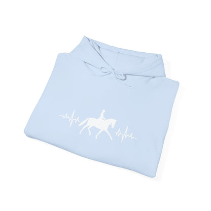 Equestrian Heartbeat Hoodie - Perfect Gift for Horse Lovers, Stylish Horseback Riding Apparel, Cozy Unisex Sweatshirt, Unique [...]