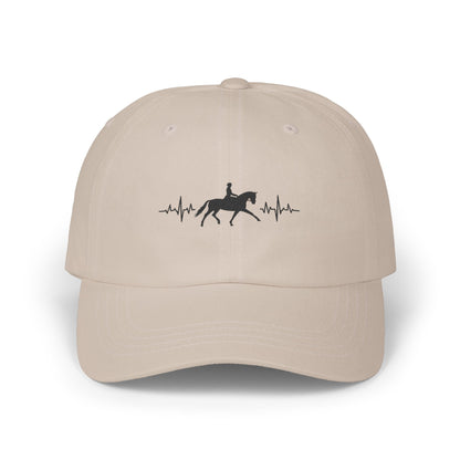 Equestrian Classic Dad Cap - Horse Lover Gift, Unisex Cap for Riding Fans, Casual Fashion, Outdoor Events, Stylish Headwear