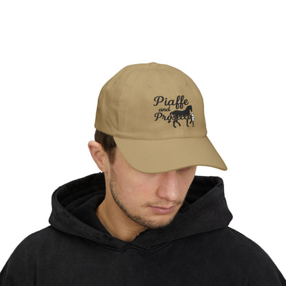 Piaffe and Prosecco Classic Dad Cap, Equestrian Hat, Gift for Horse Lovers, Horse Riding Accessory, Summer Bucket Hat, Casual Fashion
