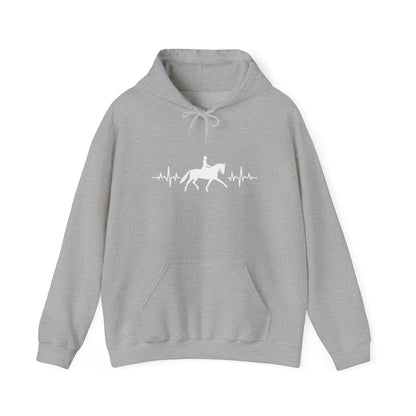 Equestrian Heartbeat Hoodie - Perfect Gift for Horse Lovers, Stylish Horseback Riding Apparel, Cozy Unisex Sweatshirt, Unique [...]