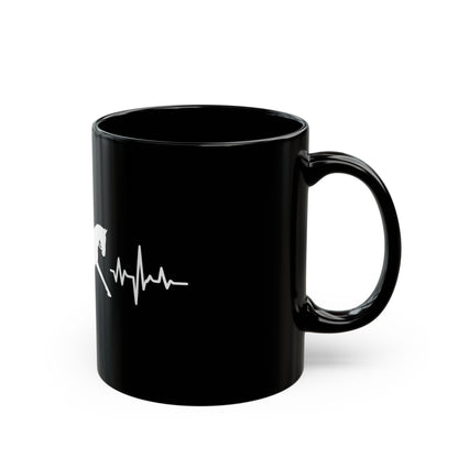 Equestrian Heartbeat Mug | Perfect Gift for Horse Lovers, Coffee/Tea Mug, Horse Riding Decor, Equestrian Quotes, Unique Horse Gifts