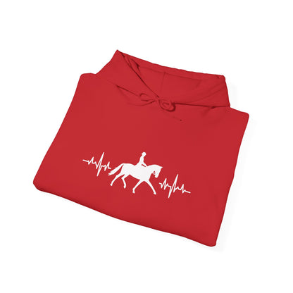 Equestrian Heartbeat Hoodie - Perfect Gift for Horse Lovers, Stylish Horseback Riding Apparel, Cozy Unisex Sweatshirt, Unique [...]