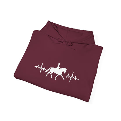 Equestrian Heartbeat Hoodie - Perfect Gift for Horse Lovers, Stylish Horseback Riding Apparel, Cozy Unisex Sweatshirt, Unique [...]